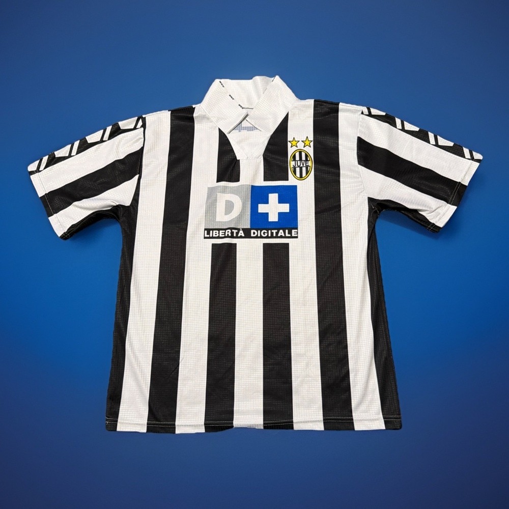 Juventus Del Piero Jersey Shirt XL White Black Home 10